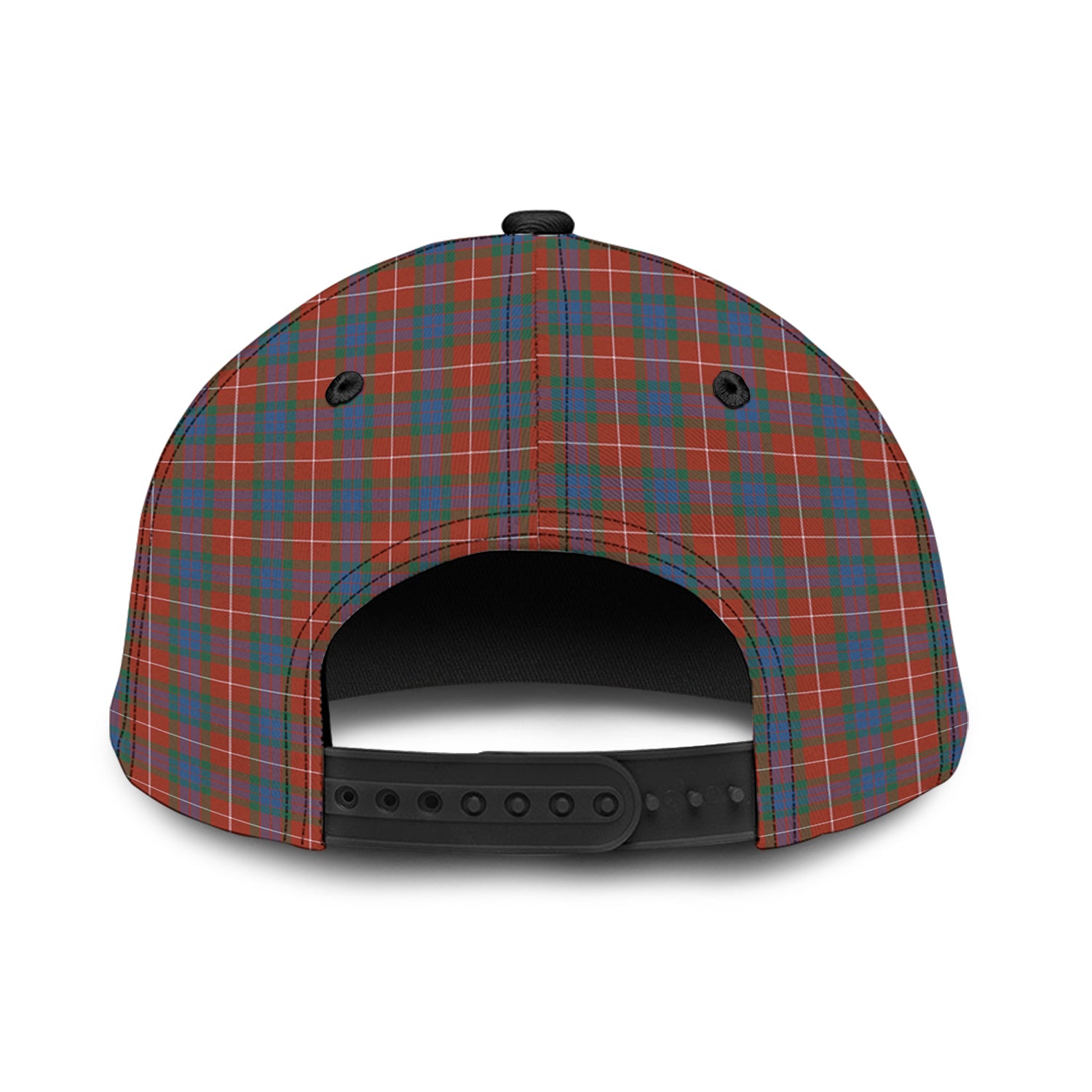 Fraser Ancient Tartan Classic Cap with Family Crest - Tartan Vibes Clothing