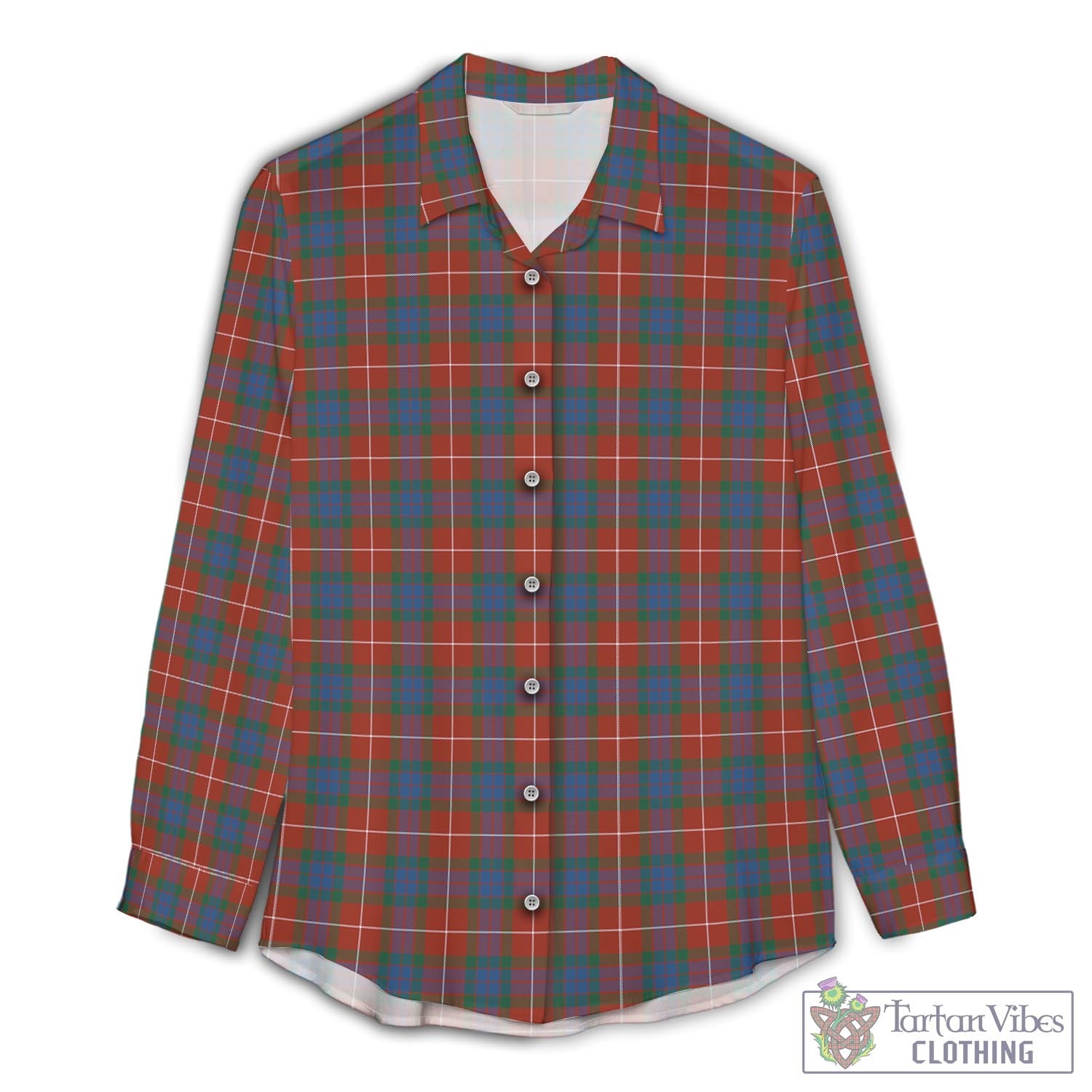 Fraser Ancient Tartan Womens Casual Shirt