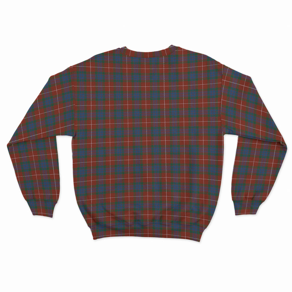 Fraser Ancient Tartan Sweatshirt with Family Crest - Tartan Vibes Clothing