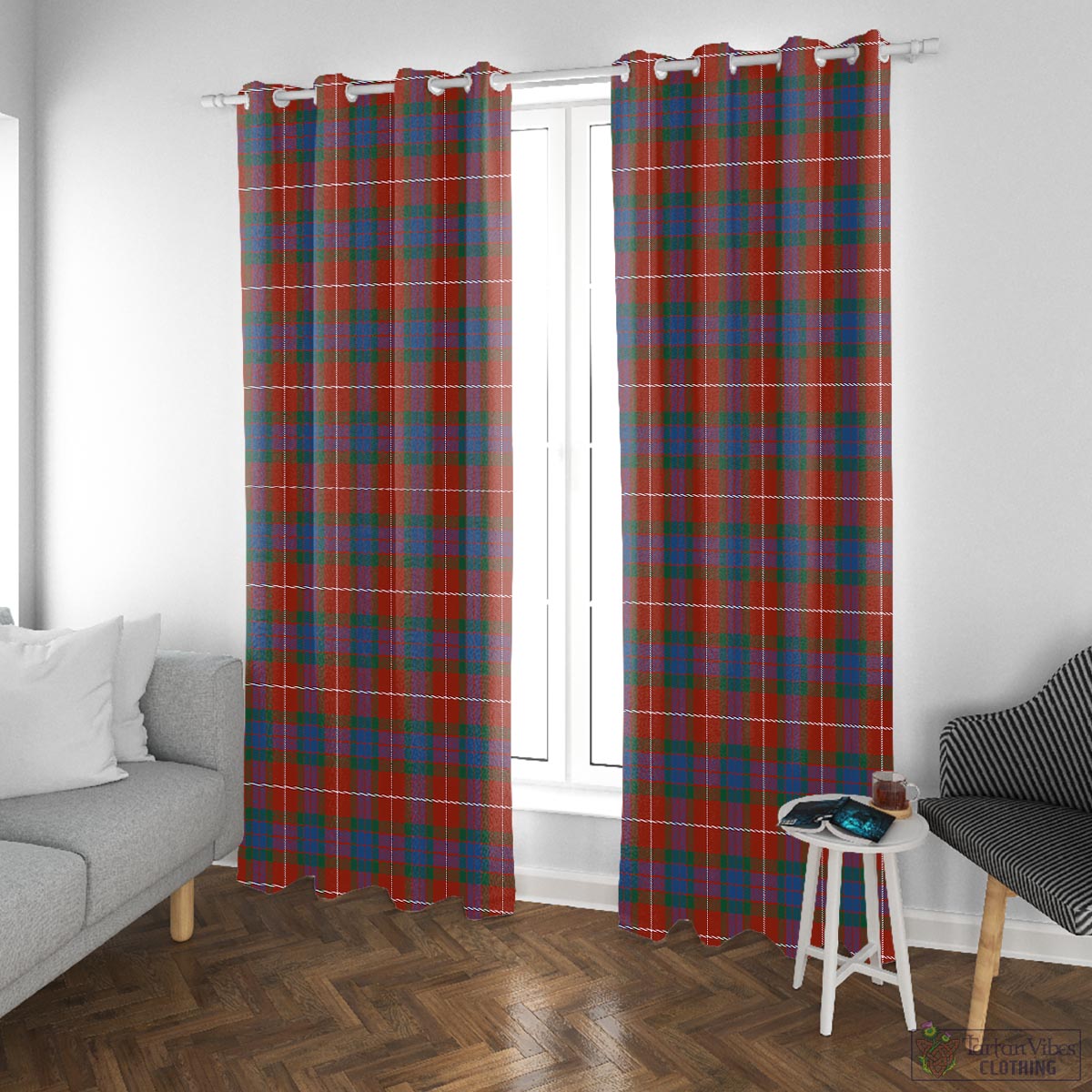 Fraser Ancient Tartan Window Curtain