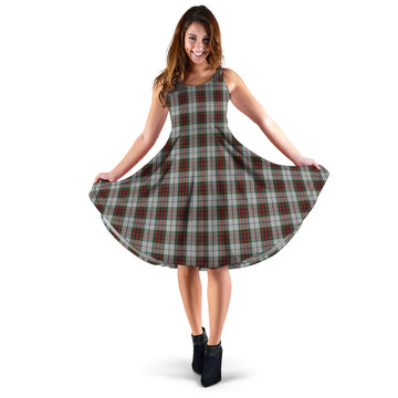 Fraser Dress Tartan Sleeveless Midi Womens Dress