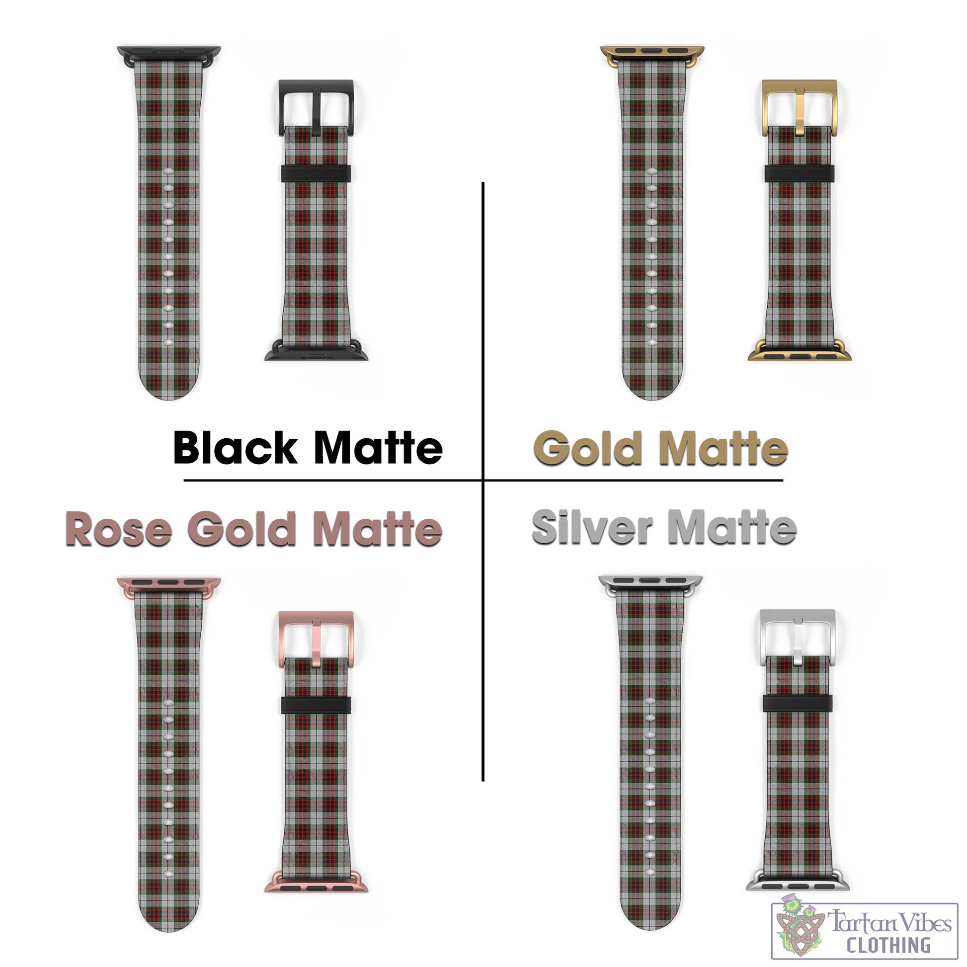 Tartan Vibes Clothing Fraser Dress Tartan Watch Band