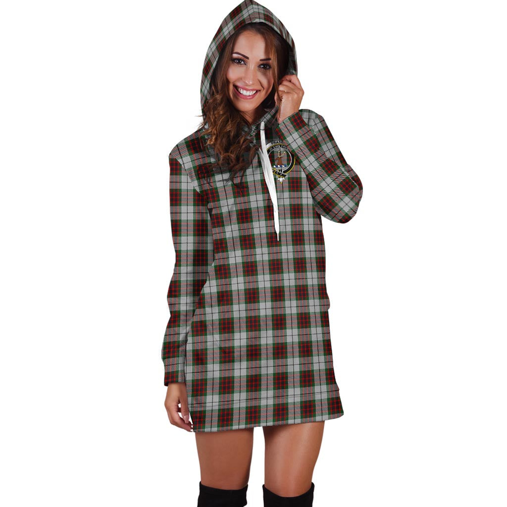 Fraser Dress Tartan Hoodie Dress with Family Crest - Tartan Vibes Clothing