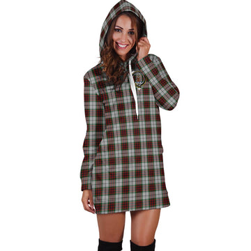 Fraser Dress Tartan Hoodie Dress with Family Crest