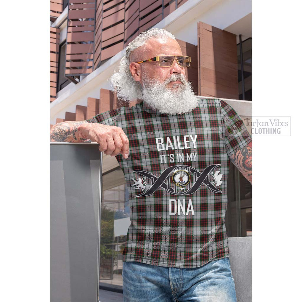 Tartan Vibes Clothing Fraser Dress Tartan Cotton T-shirt with Family Crest DNA In Me Style