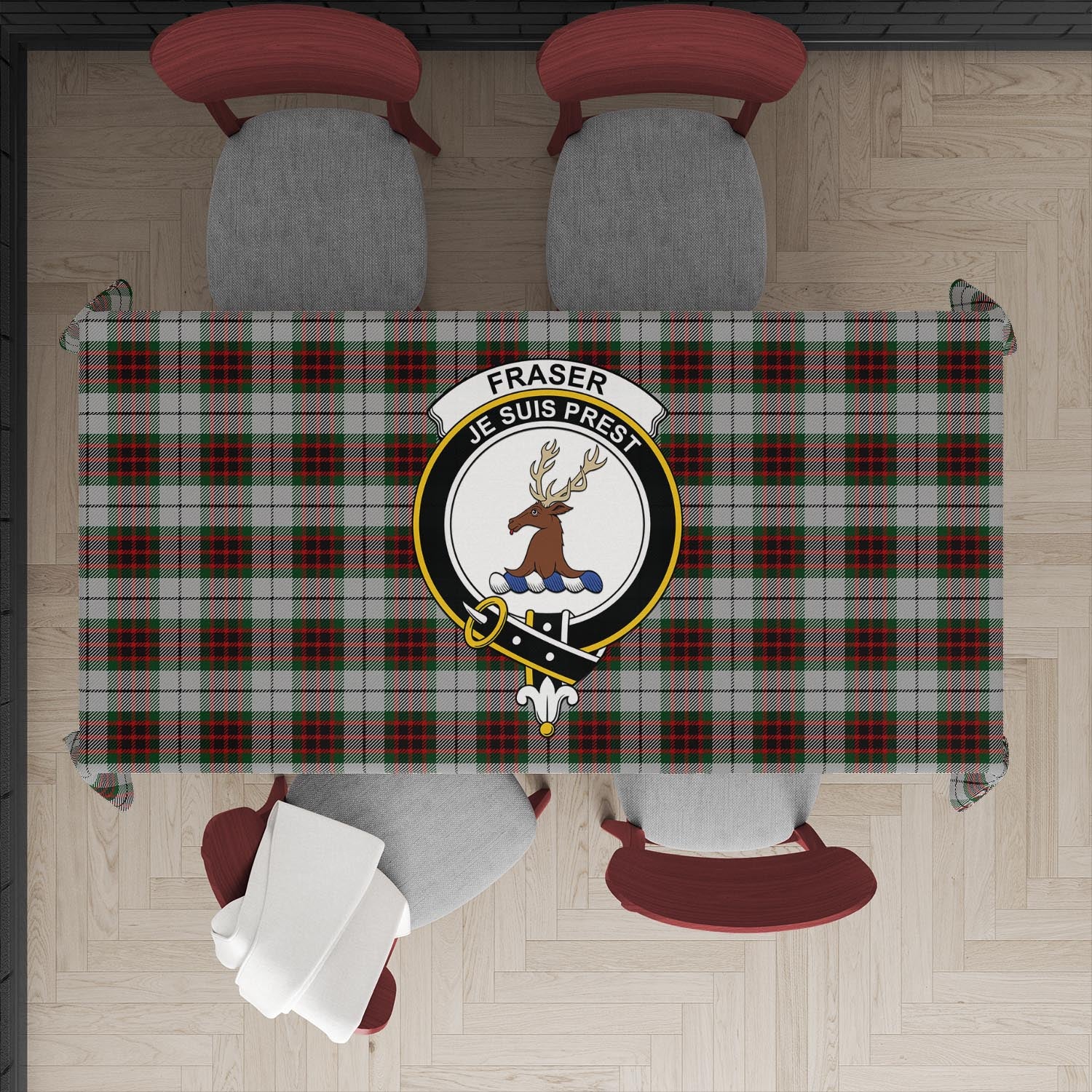 fraser-dress-tatan-tablecloth-with-family-crest