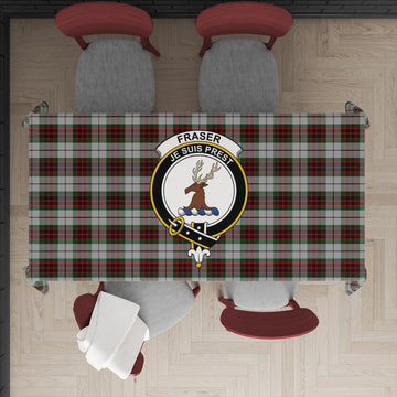 Fraser Dress Tartan Tablecloth with Family Crest