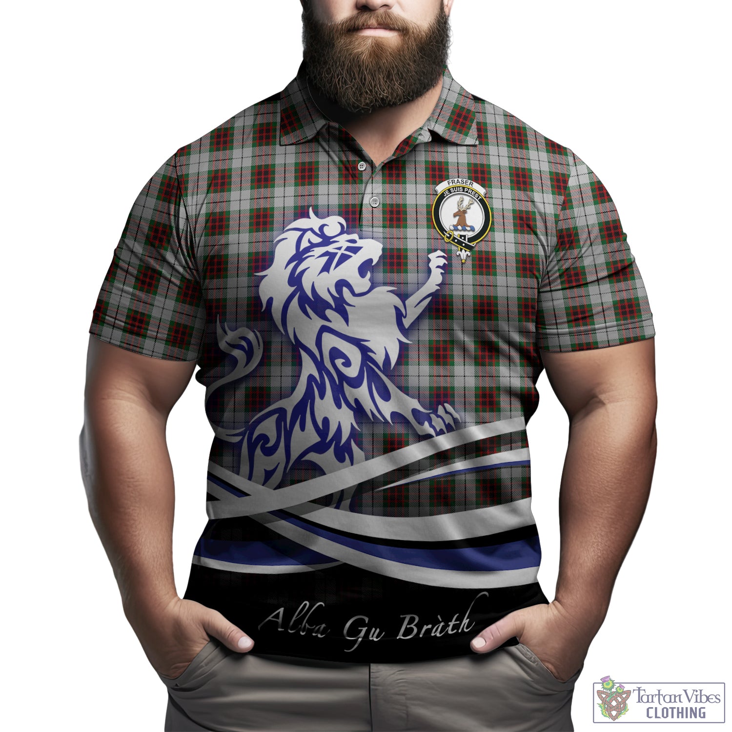 fraser-dress-tartan-polo-shirt-with-alba-gu-brath-regal-lion-emblem