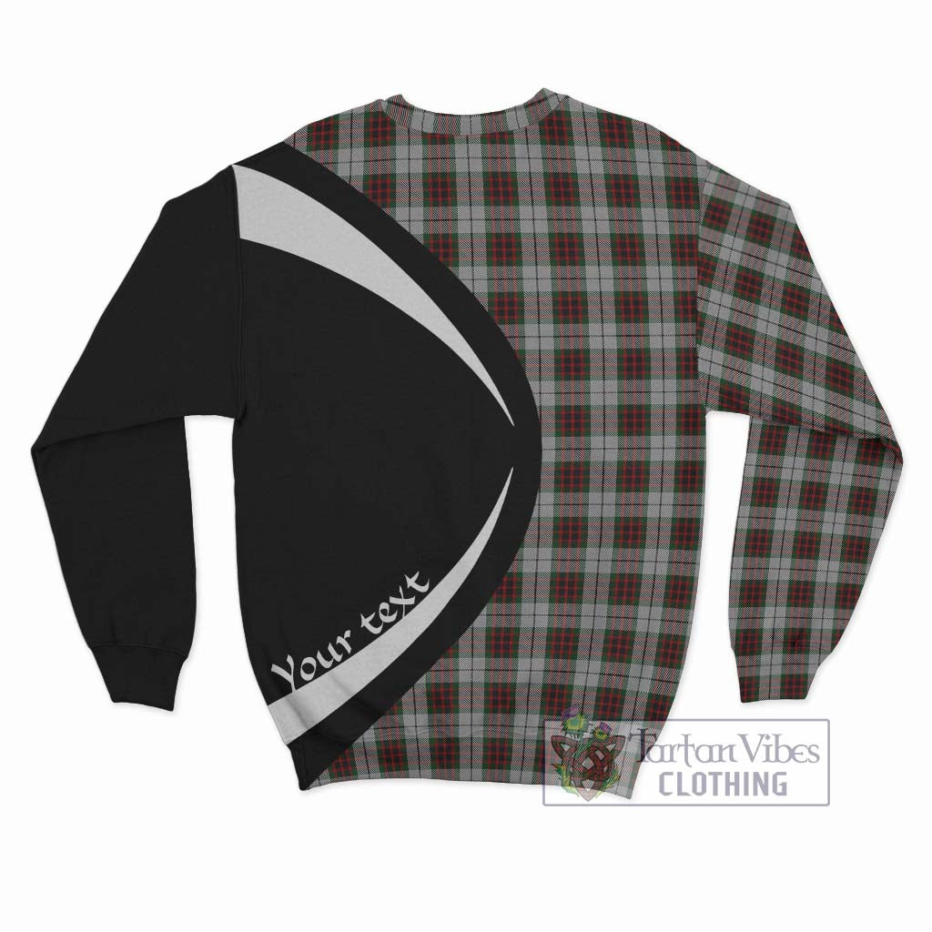 Fraser Dress Tartan Sweatshirt with Family Crest Circle Style - Tartan Vibes Clothing