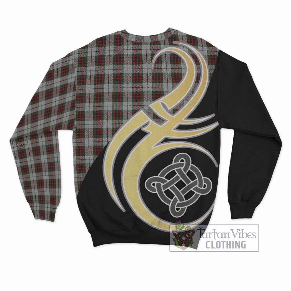 Fraser Dress Tartan Sweatshirt with Family Crest and Celtic Symbol Style - Tartan Vibes Clothing