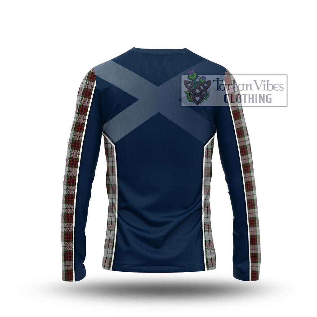 Fraser Dress Tartan Long Sleeve T-Shirt with Family Crest and Lion Rampant Vibes Sport Style - Tartan Vibes Clothing