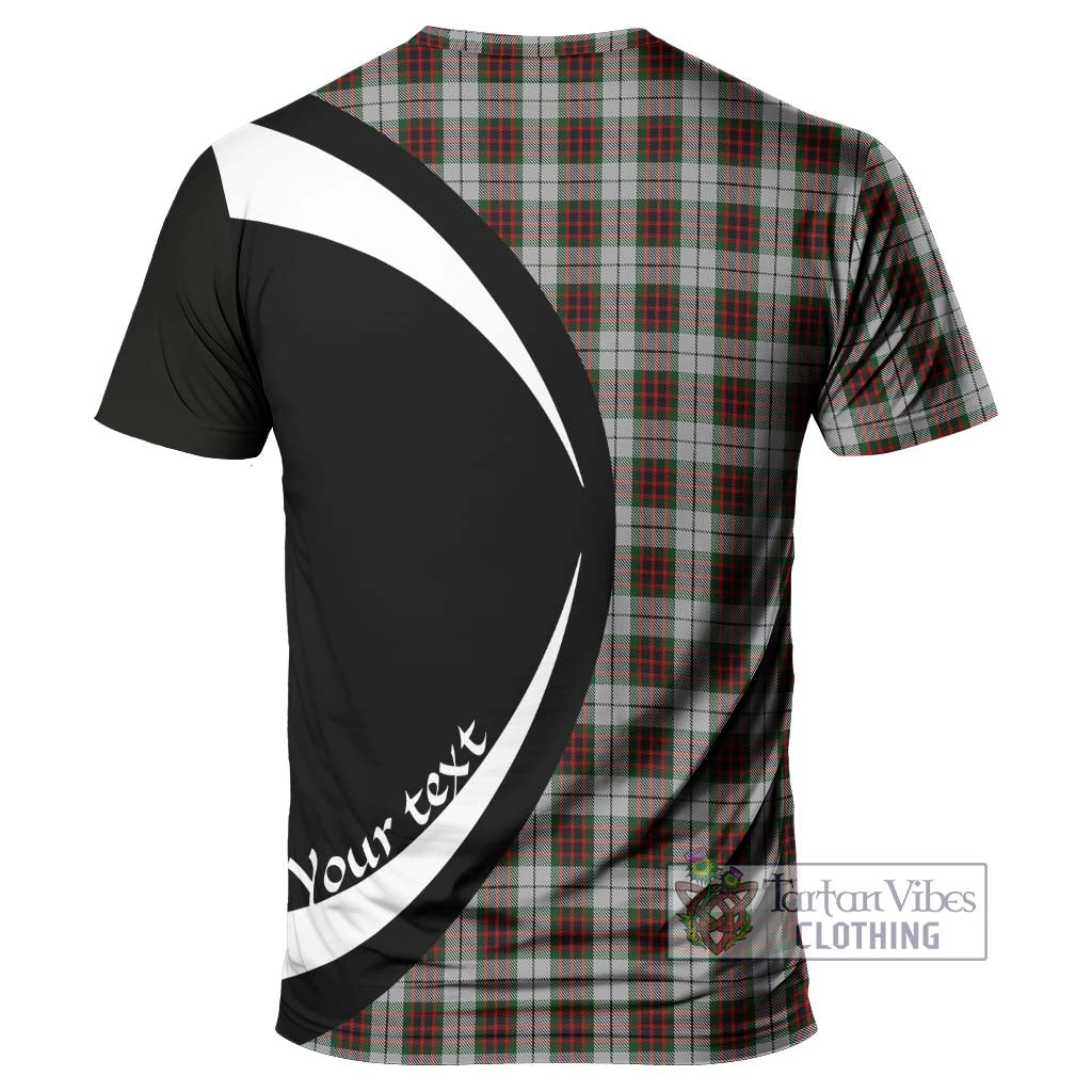 Tartan Vibes Clothing Fraser Dress Tartan T-Shirt with Family Crest Circle Style