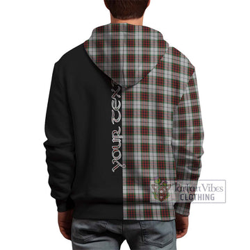 Fraser Dress Tartan Hoodie with Family Crest and Half Of Me Style