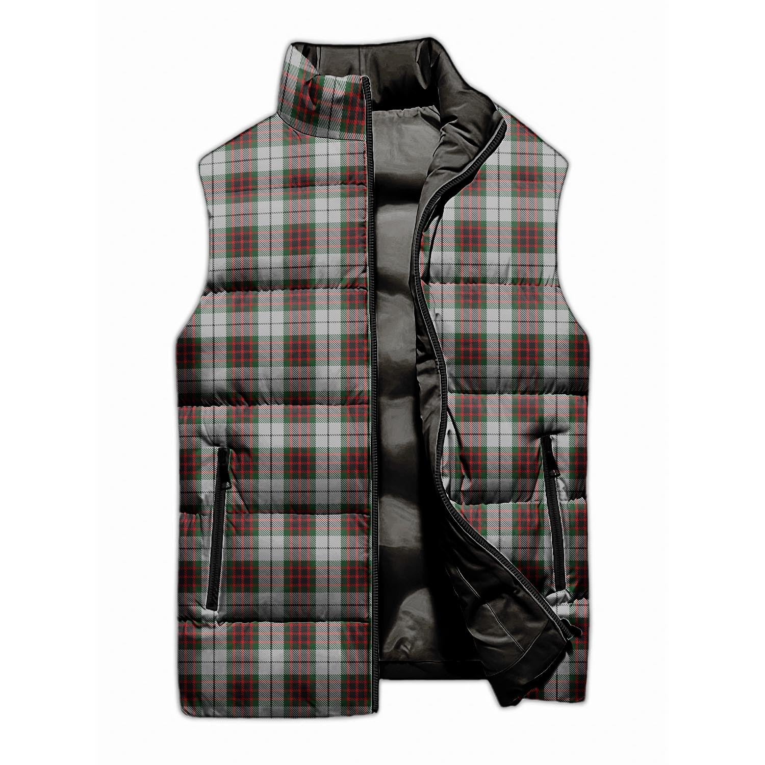 Fraser Dress Tartan Sleeveless Puffer Jacket - Tartanvibesclothing