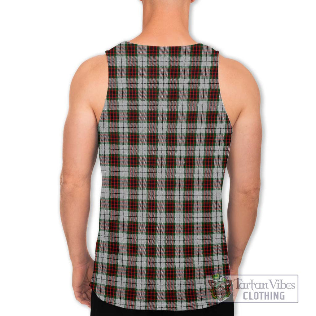 Fraser Dress Tartan Men's Tank Top with Family Crest DNA In Me Style - Tartanvibesclothing Shop