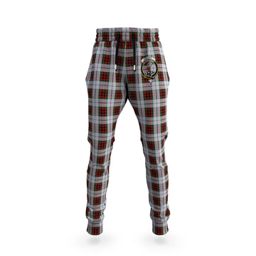 Fraser Dress Tartan Joggers Pants with Family Crest