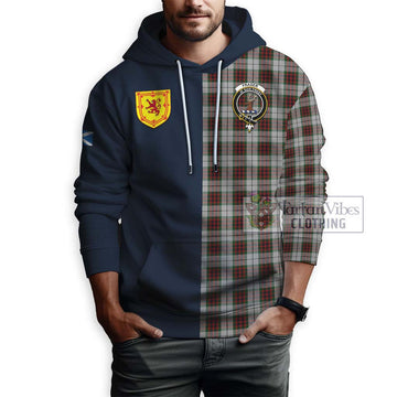 Fraser Dress Tartan Hoodie Alba with Scottish Lion Royal Arm Half Style