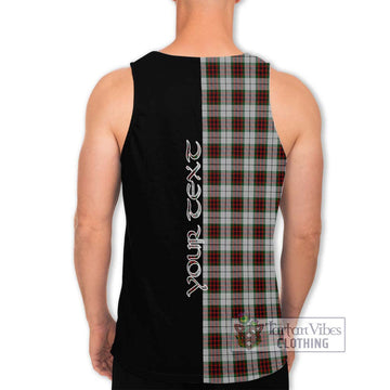 Fraser Dress Tartan Men's Tank Top with Family Crest and Half Of Me Style