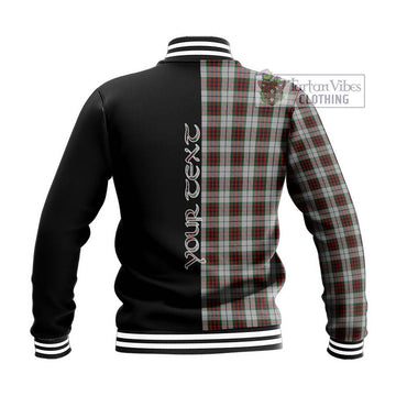 Fraser Dress Tartan Baseball Jacket with Family Crest and Half Of Me Style