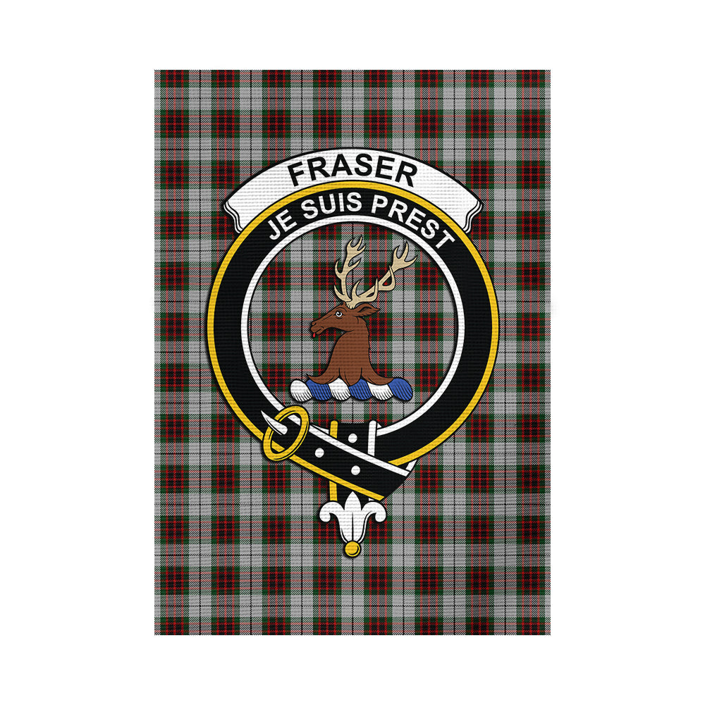 fraser-dress-tartan-flag-with-family-crest