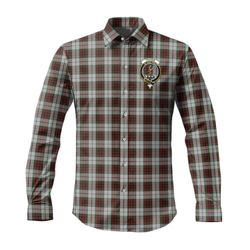 Fraser Dress Tartan Long Sleeve Button Up Shirt with Family Crest