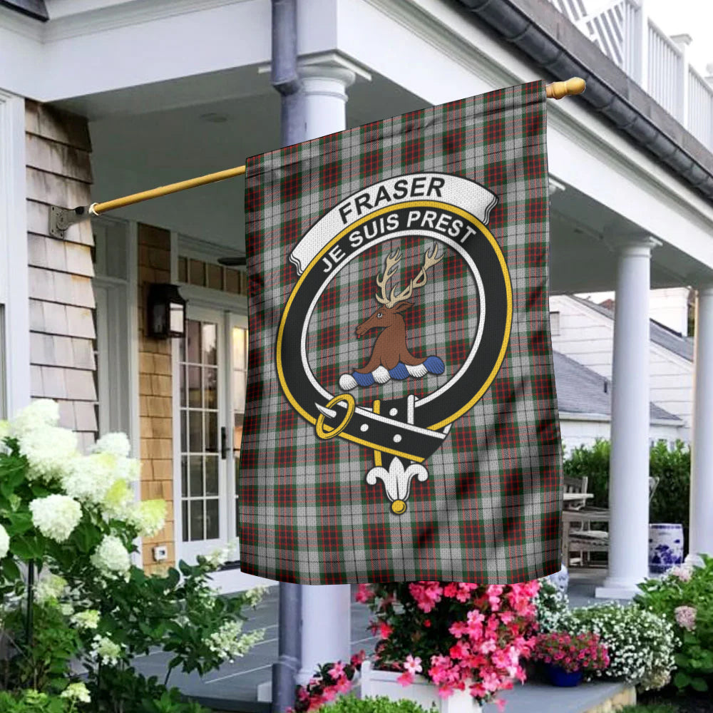 Fraser Dress Tartan Flag with Family Crest - Tartan Vibes Clothing