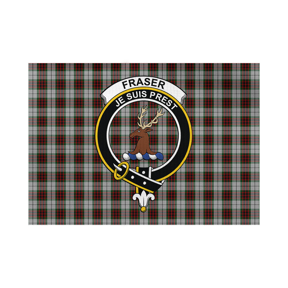 fraser-dress-tartan-flag-with-family-crest