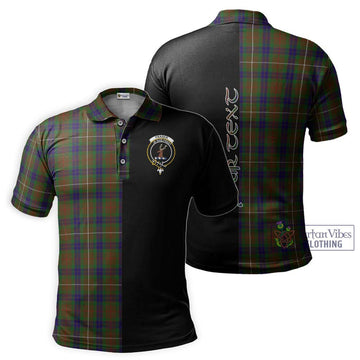 Fraser Hunting Tartan Polo Shirt with Family Crest and Half Of Me Style