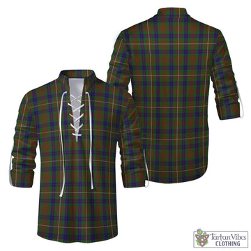 Fraser Hunting Tartan Men's Scottish Traditional Jacobite Ghillie Kilt Shirt