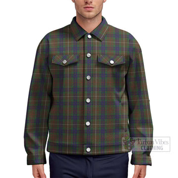 Fraser Hunting Tartan Unisex Lapel Cotton Jacket