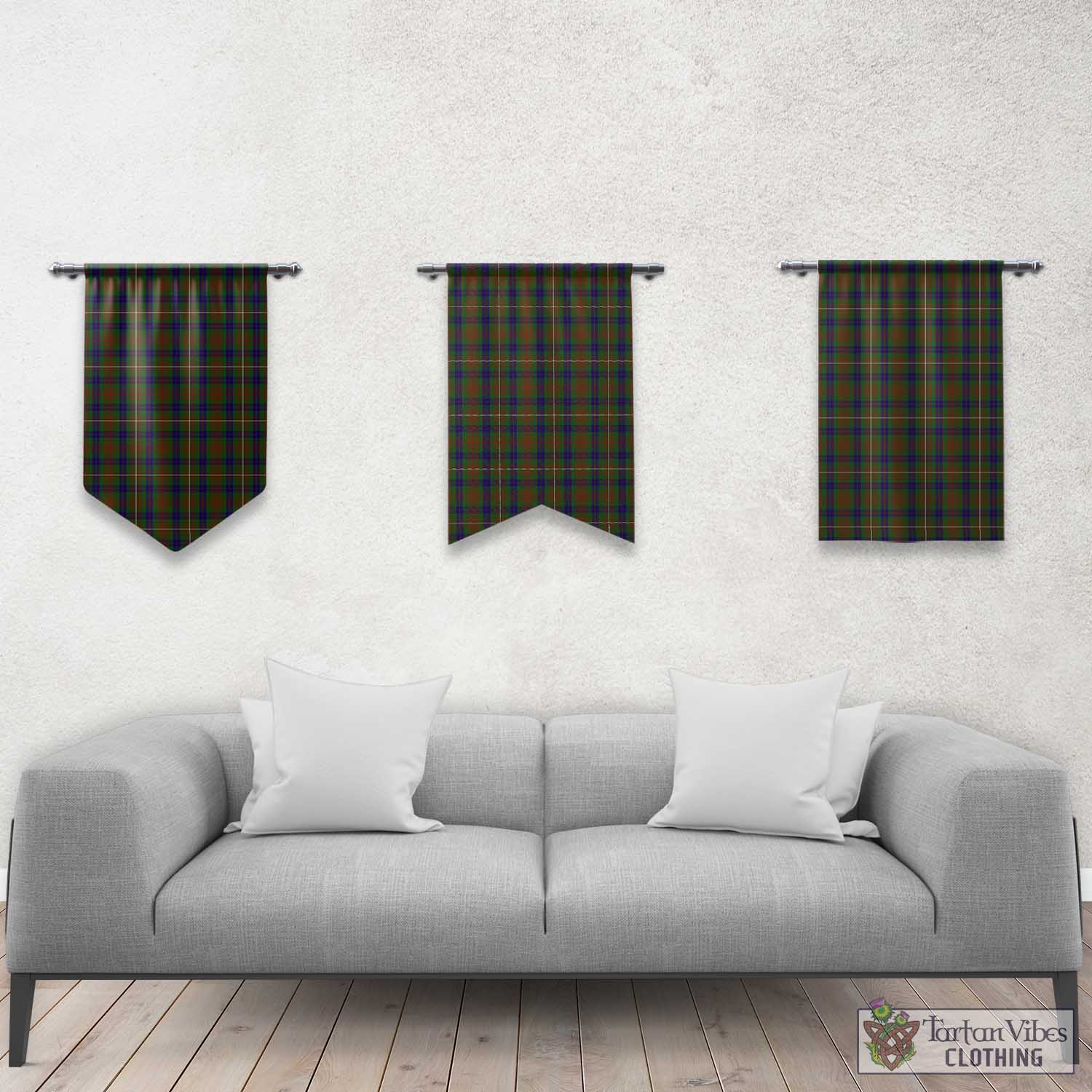 Tartan Vibes Clothing Fraser Hunting Tartan Gonfalon, Tartan Banner