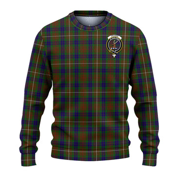 Fraser Hunting Tartan Ugly Sweater with Family Crest