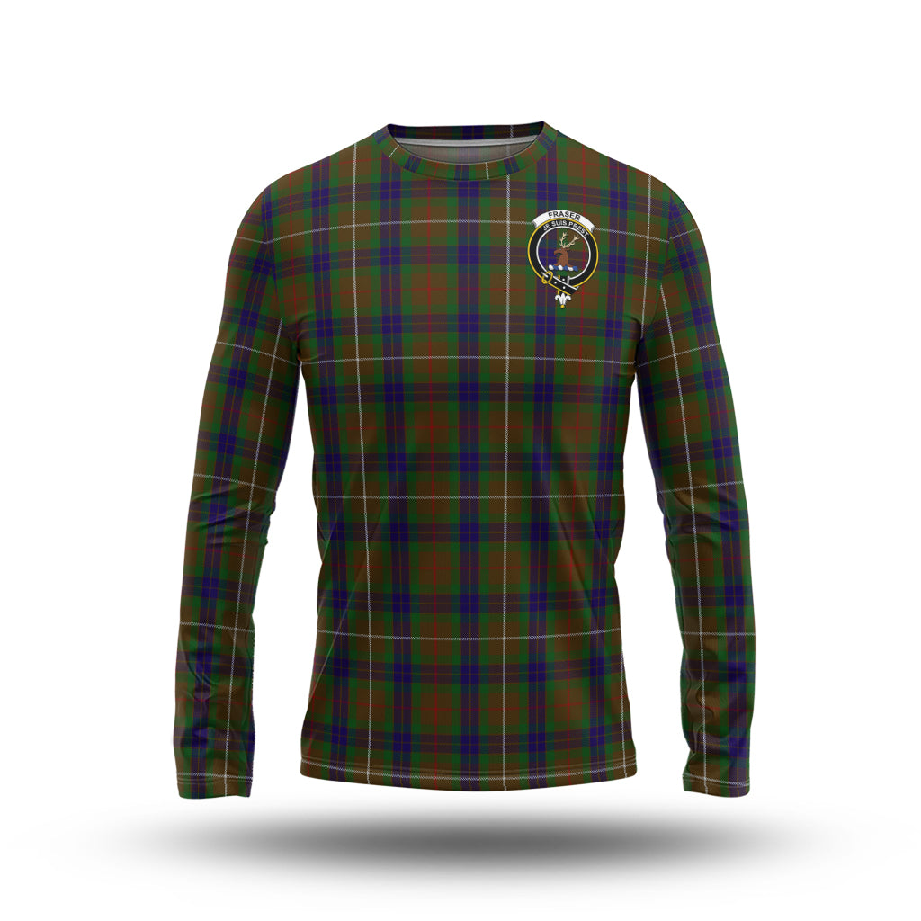 fraser-hunting-tartan-long-sleeve-t-shirt-with-family-crest