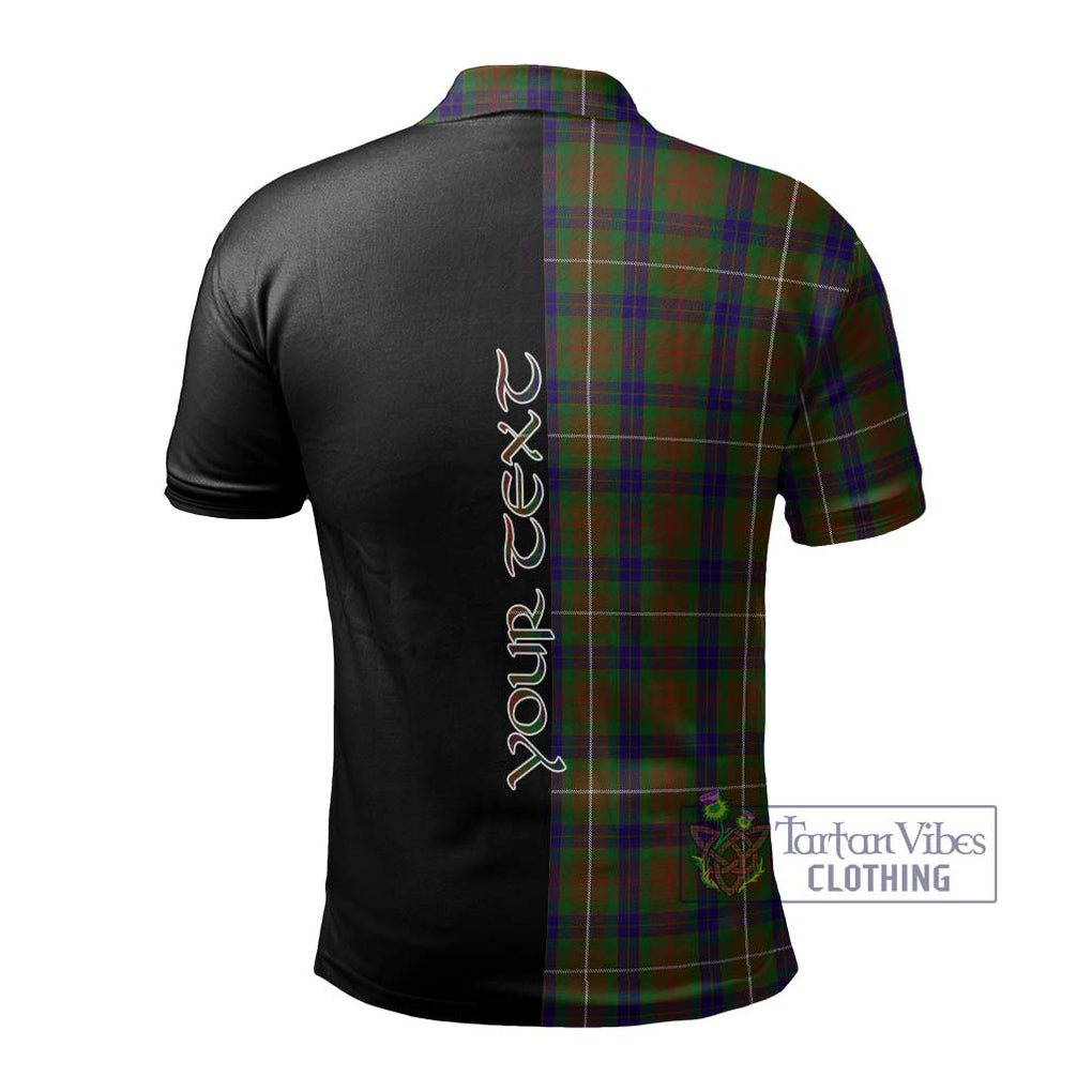 Fraser Hunting Tartan Polo Shirt with Family Crest and Half Of Me Style - Tartanvibesclothing Shop