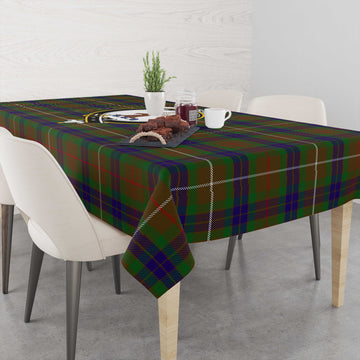 Fraser Hunting Tartan Tablecloth with Family Crest