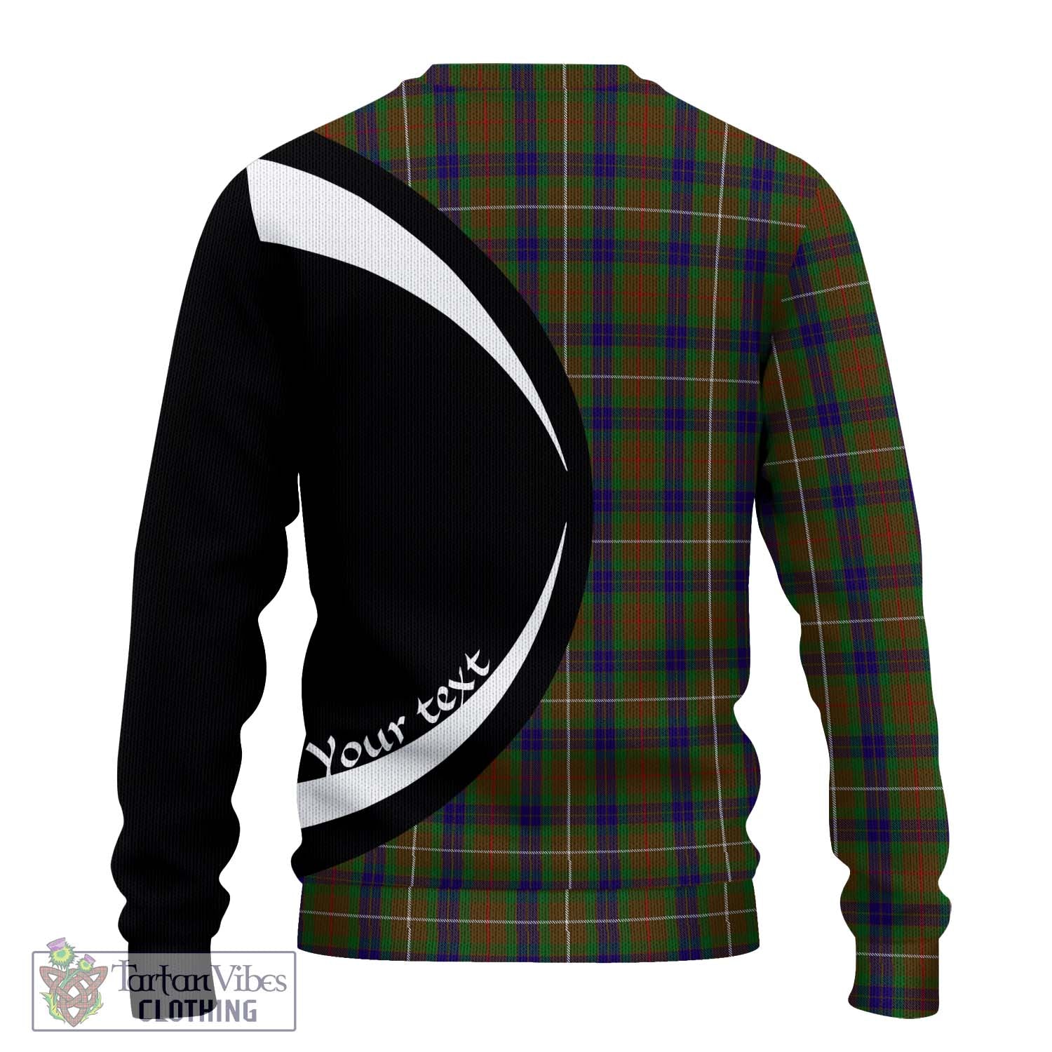 Fraser Hunting Tartan Ugly Sweater with Family Crest Circle Style - Tartan Vibes Clothing