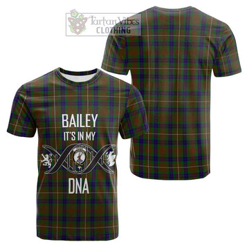 Fraser Hunting Tartan Cotton T-shirt with Family Crest DNA In Me Style