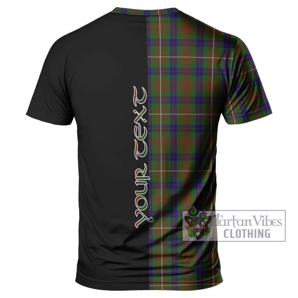 Fraser Hunting Tartan T-Shirt with Family Crest and Half Of Me Style - Tartanvibesclothing Shop