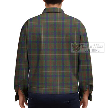 Fraser Hunting Tartan Unisex Lapel Cotton Jacket