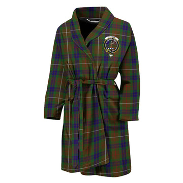 Fraser Hunting Tartan Bathrobe with Family Crest