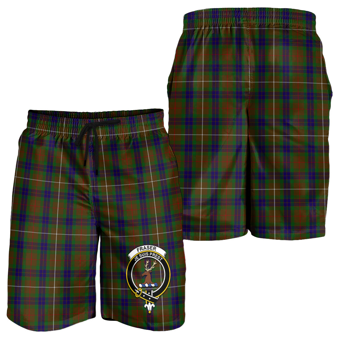 fraser-hunting-tartan-mens-shorts-with-family-crest