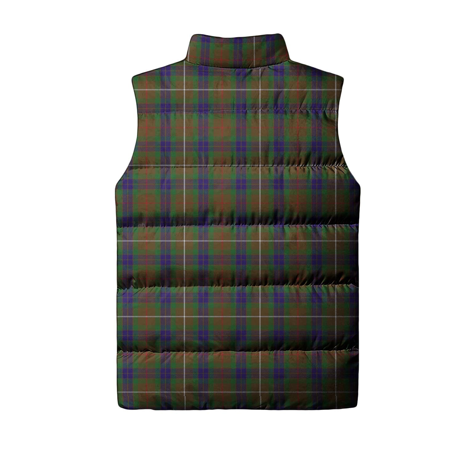 Fraser Hunting Tartan Sleeveless Puffer Jacket - Tartanvibesclothing