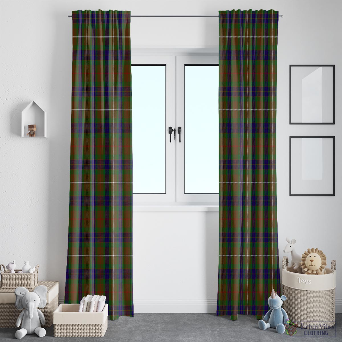 Fraser Hunting Tartan Window Curtain