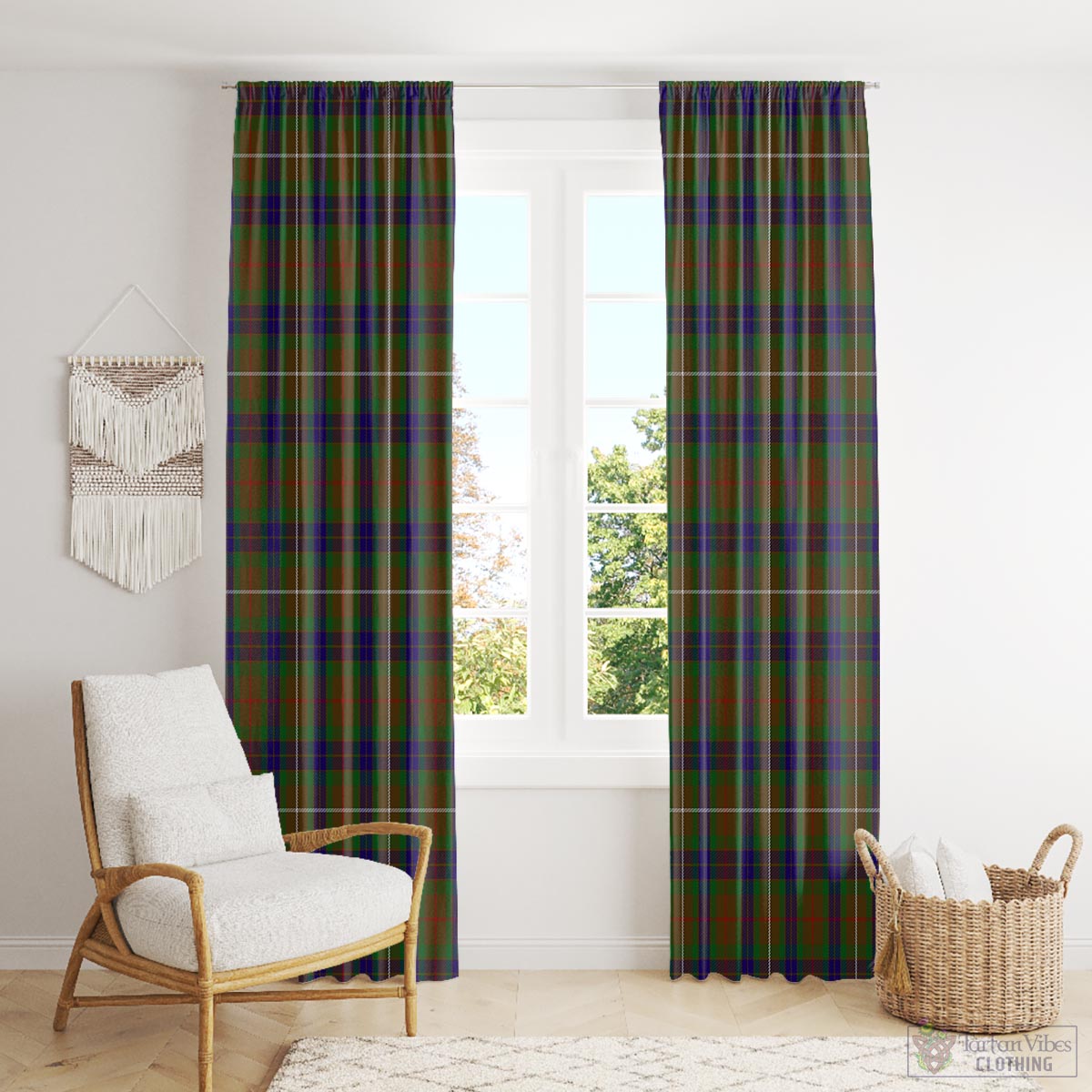 Fraser Hunting Tartan Window Curtain