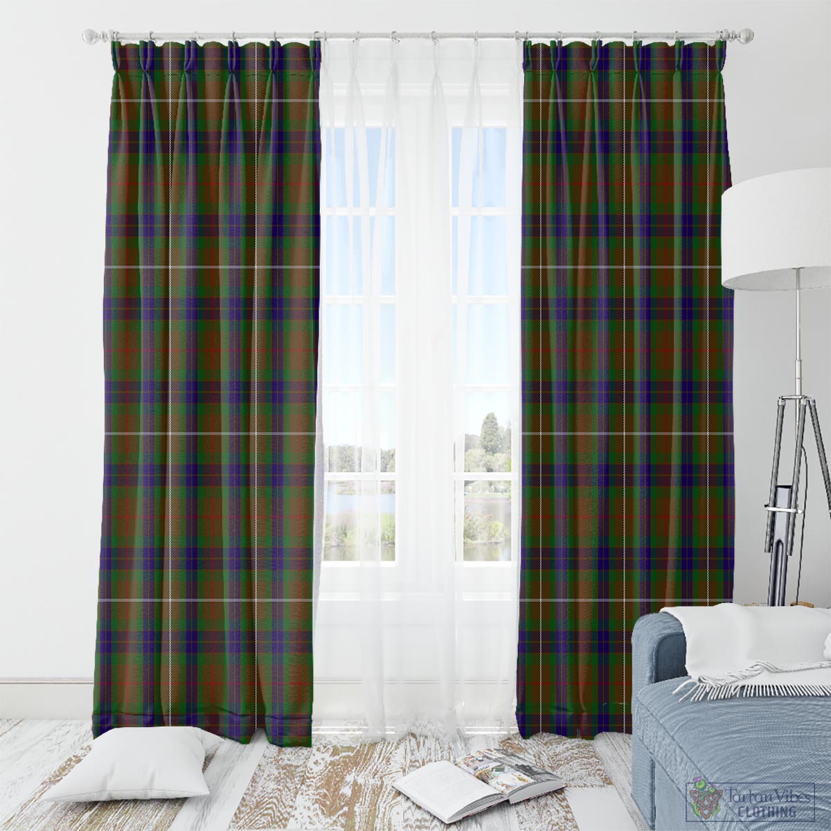 Fraser Hunting Tartan Window Curtain