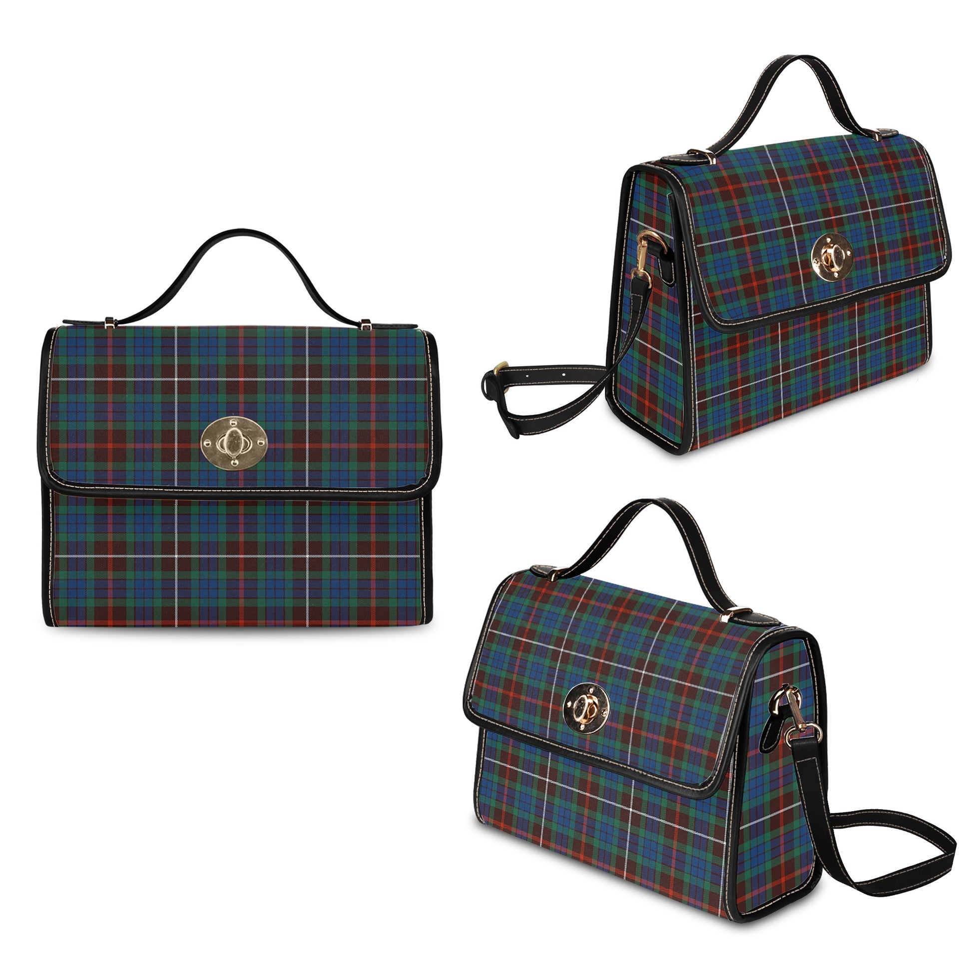 fraser-hunting-ancient-tartan-leather-strap-waterproof-canvas-bag