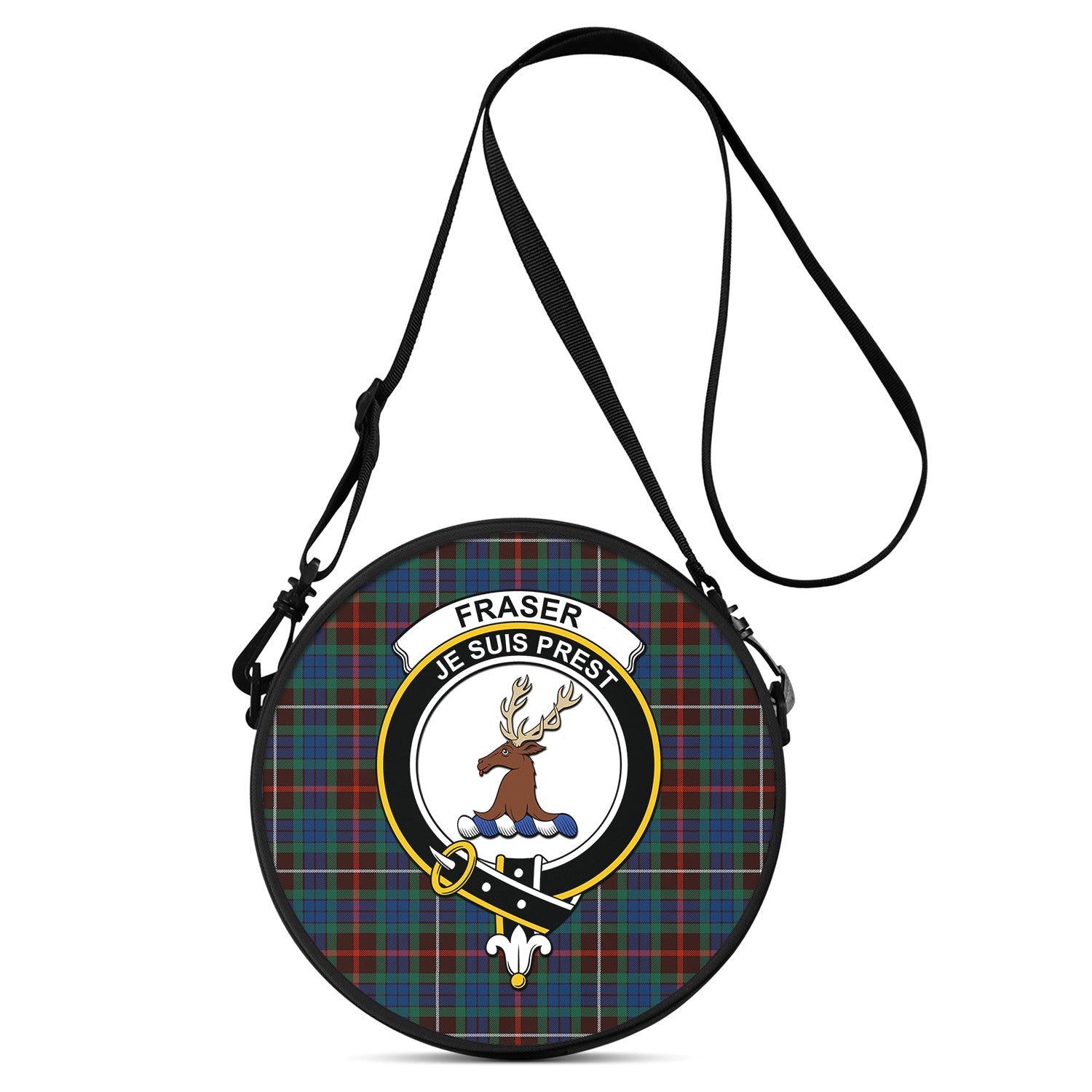 fraser-hunting-ancient-tartan-round-satchel-bags-with-family-crest