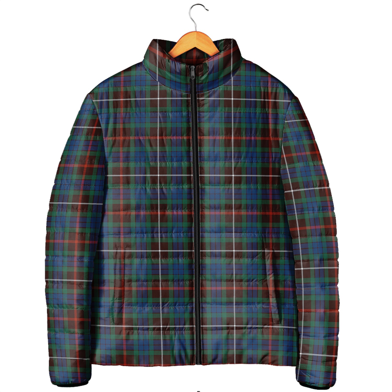 Fraser Hunting Ancient Tartan Padded Jacket Men's Padded Jacket - Tartan Vibes Clothing