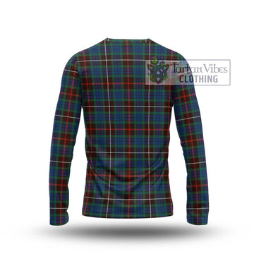 Fraser Hunting Ancient Tartan Long Sleeve T-Shirt with Family Crest DNA In Me Style