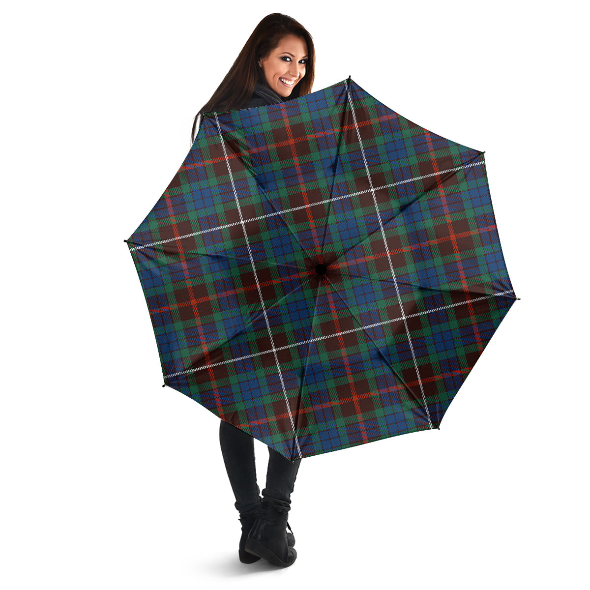 Fraser Hunting Ancient Tartan Umbrella - Tartanvibesclothing